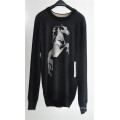 Men Round Neck Patterned Knitted Pullover Sweaters